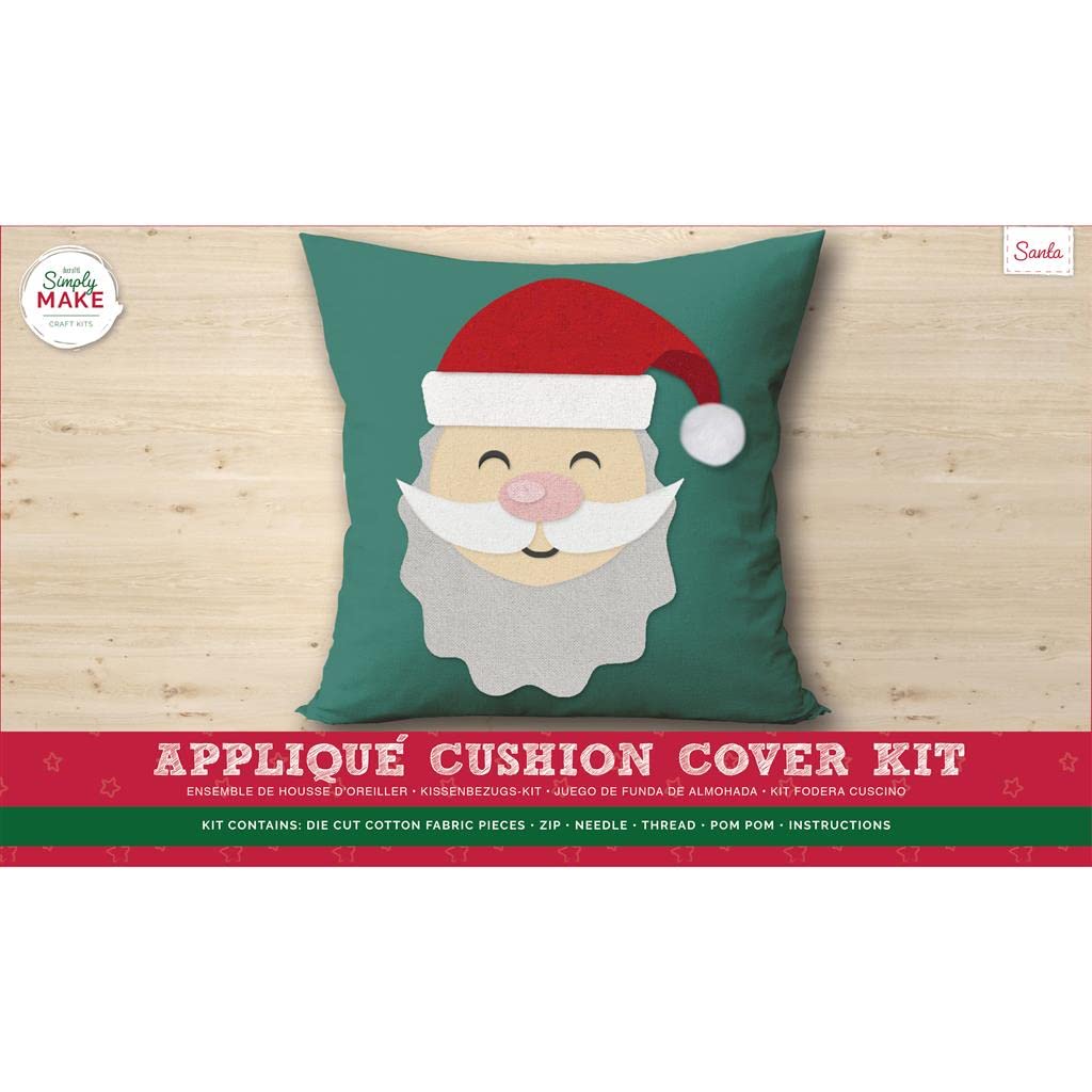 Simply Make Felt Applique Pillow Cover Kit - Christmas