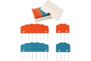 20pcs Knit Blocking Pin, Large & Small Knitting Blockers Combs for Crochet Needlepoint Board Mats for Sewing Picks Kit Lace N