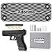 Gun Magnet Mount - Adorime 43 Lbs Rated Rubber Coated Magnetic Gun Mount Holster for Car, Home, Pistol, Air Gun, Revolver, Handgun, Shotgun, Rifle