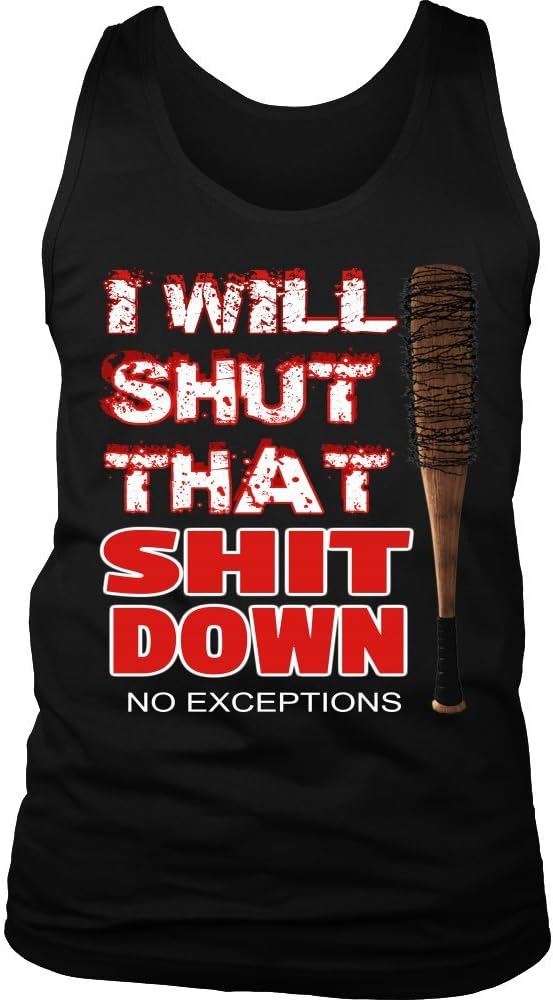 we are negan i Will Shut That Down Woman Tank Top Walking Dead ''Jeffrey Dean Morgan''