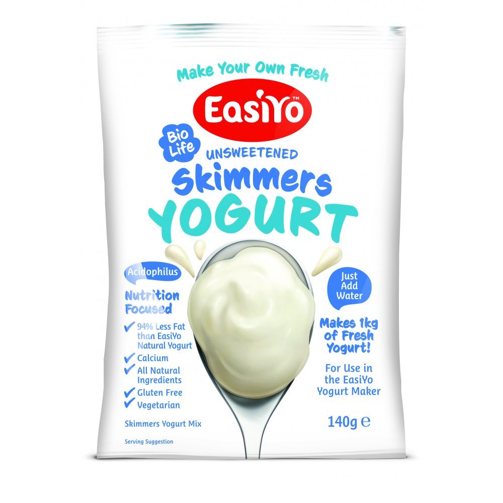 Easiyo Skimmers Unsweetened Yogurt Sachet 140g Amazon.co.uk Grocery