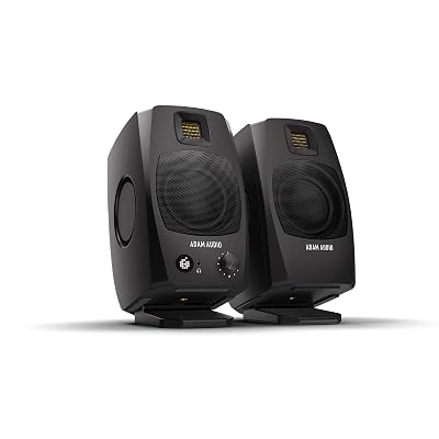 ADAM Audio D3V Active Desktop Monitoring System with USB-C Connection (Pair, Black)