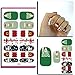 Christmas Nail Sticker for Kids Women Girls, Water Transfer Nail Art Stickers Decals, Non-Toxic Temporary Nail Vinyls Stickers, 7 Sheets Christmas Gift, Perfect Dress up for Nails
