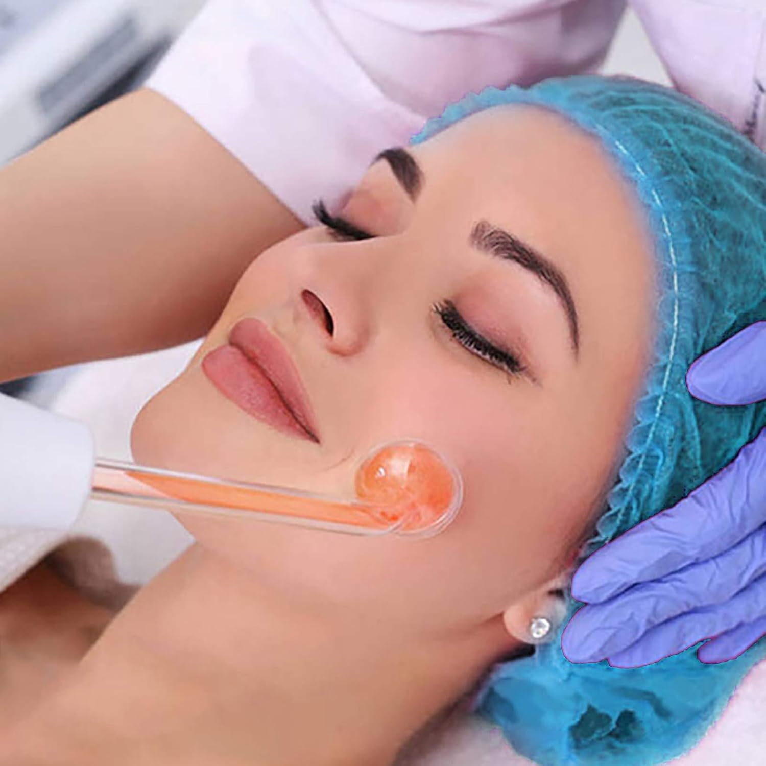 High Frequency Facial Machine, Portable Handheld Skin Therapy Wand, for Acne, Face Tightening, Wand Machine for Remove Wrinkles, Eyes Puffiness and Dark Circles: Beauty