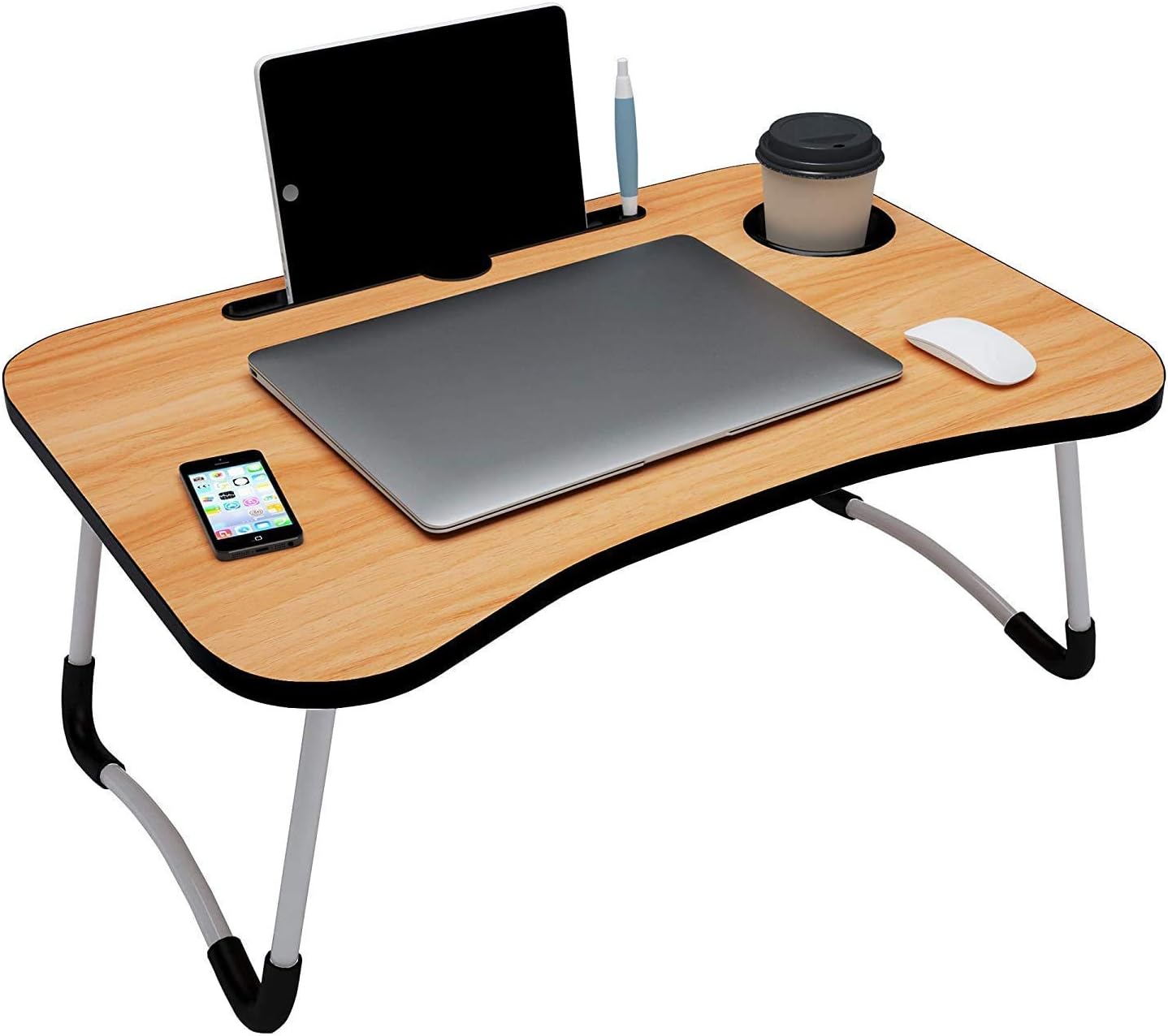 Shoppovenza Basic Smart MultiPurpose Laptop Table with Dock Stand