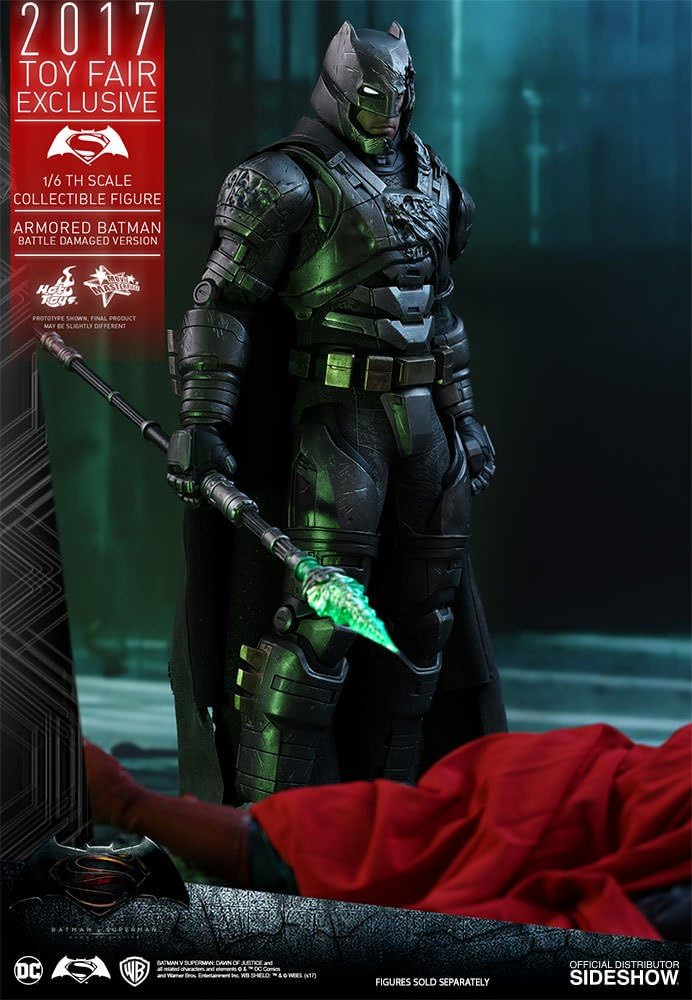 armored batman battle damaged version