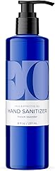 EO Hand Sanitizer Gel, 8 Ounce (Pack of 1), French Lavender, Sugarcane Derived Alcohol with Essential Oils