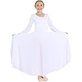 Danzcue Girls Praise Loose Fit Full Length Long Sleeve Dance Dress
