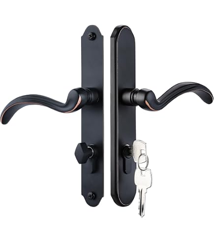 HauSun Storm Door Handle Set Replacement Kit with 2 Point Mortise