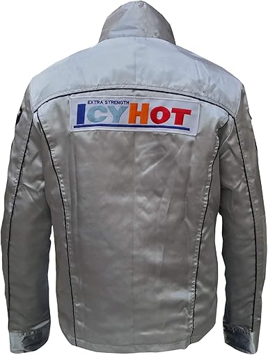 Men S Death Proof Kurt Russell Stuntman Mike Satin Jacket With Patches