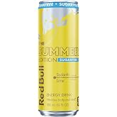 Red Bull Summer Edition Sugarfree Energy Drink, 114mg Caffeine, Taurine &amp; B Vitamins, 12oz. Can