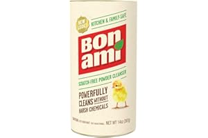BON AMI Powder Cleanser for Kitchens & Bathrooms - All Types of Surfaces, Cleans Grime & Dirt, Polishes Surfaces, Absorbs Odors (Single 1 Pack)