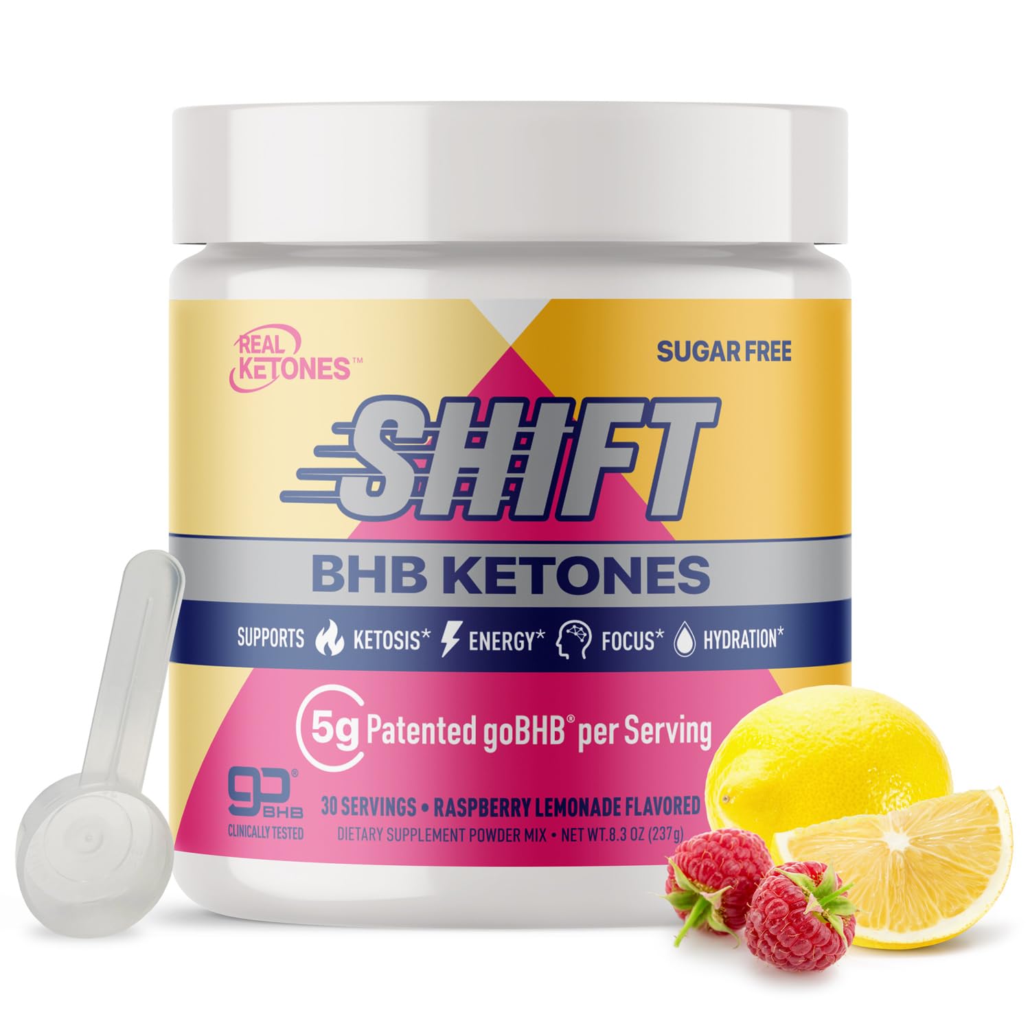Shift BHB Ketones (Raspberry Lemonade)