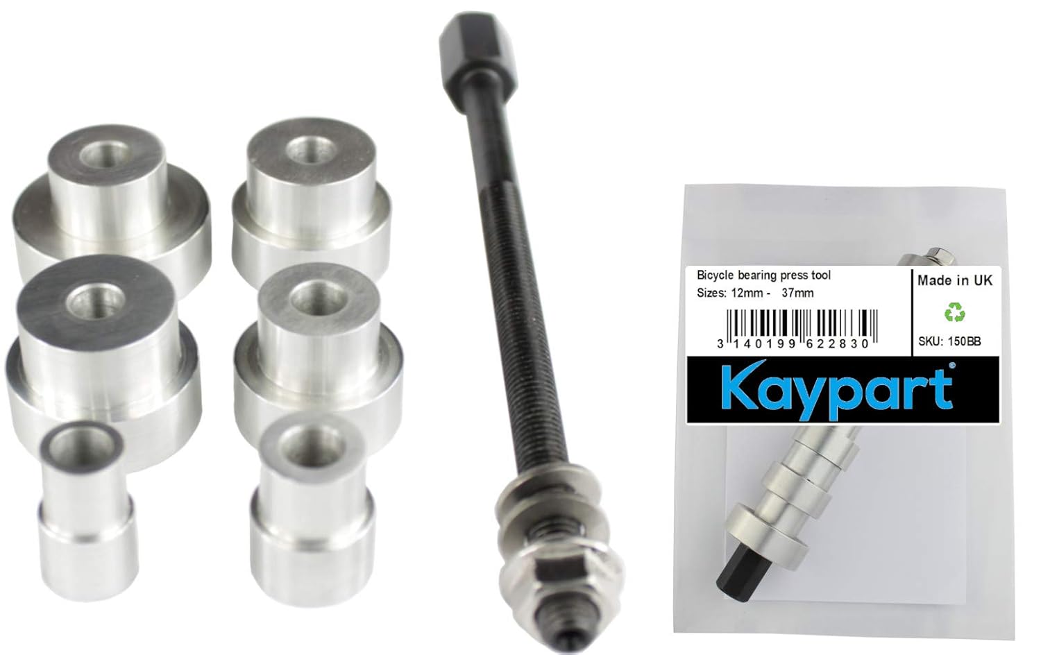 Kaypart Hand Bicycle Bearing Press Tool for hub Wheel and Frame, Bike