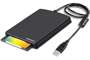 aelrsoch 3.5" External Floppy Disk Reader Drive Portable Floppy Disk Reader 1.44MB FDD for PC Windows 98/ME/2000/XP/Vista/Windows 7/8/10 Plug and Play