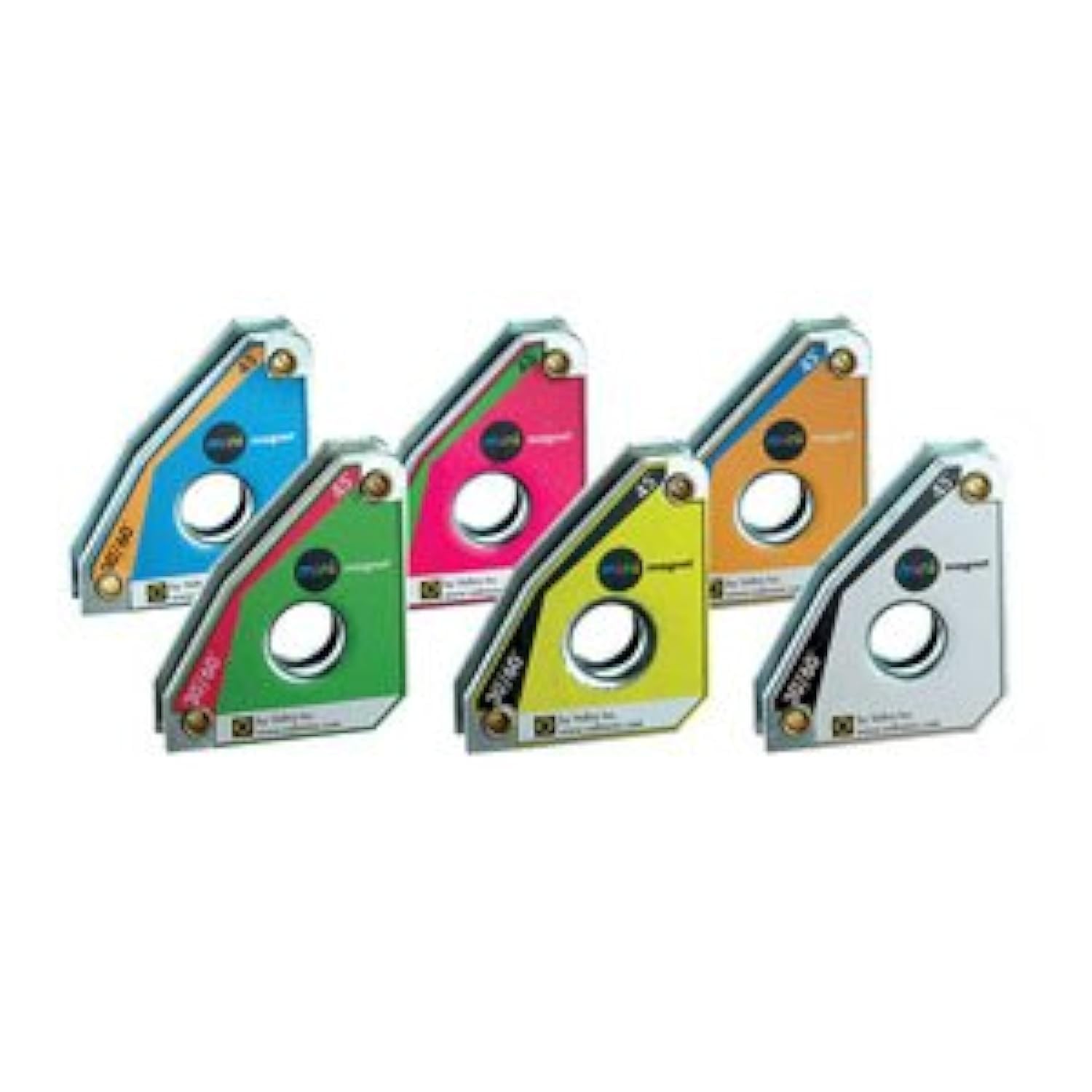 Strong Hand Tools, 6pcs. Multi Angle Mini Magnet Squares 30°,60°,45°,90° MS346AK
