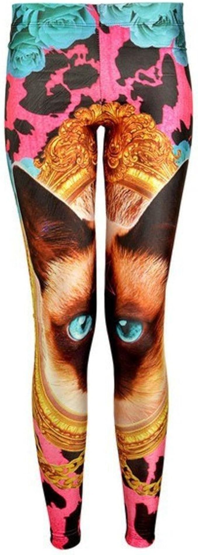 Killstar Siamese Cat Leggings Leggins Katze Occult Gothic Mehrfarbig