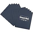 Mat Board Center, 11x14 Dark Blue Color Uncut Photo Mat Boards - 1/16" Thickness - for Frames, Prints, Photos and More (10 Pack)
