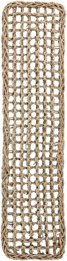 Reptile Hammock Lizard Lounger, 100% Natural Seagrass Fibers For Anoles, Bearded Dragons, Geckos, Iguanas, and Hermit Crabs ๏ผrectangle๏ผ