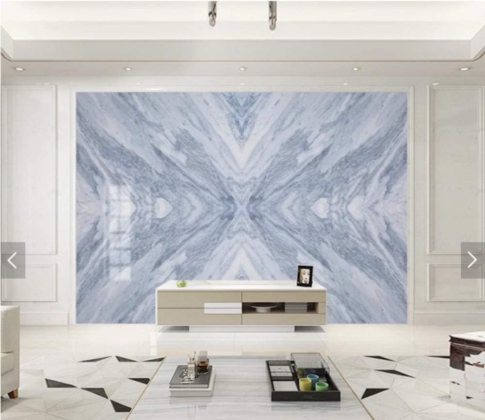 Yirenfeng Gray parquet Ink Marbled Slab TV Background Wall