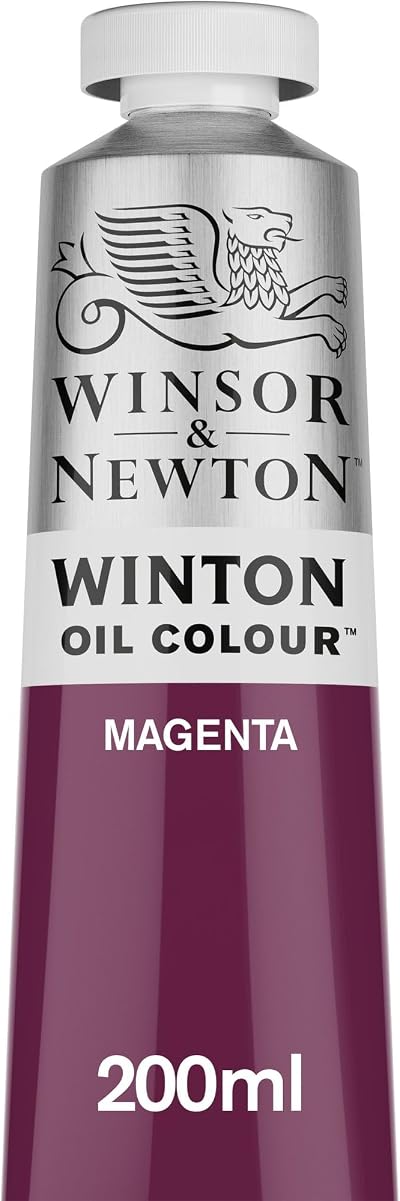 Winsor & Newton Winton Magenta 200ml Oil Colour Tube
