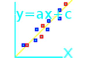 Draw Trend line, Linear Regression, fit line: y=ax+c, predict y from x