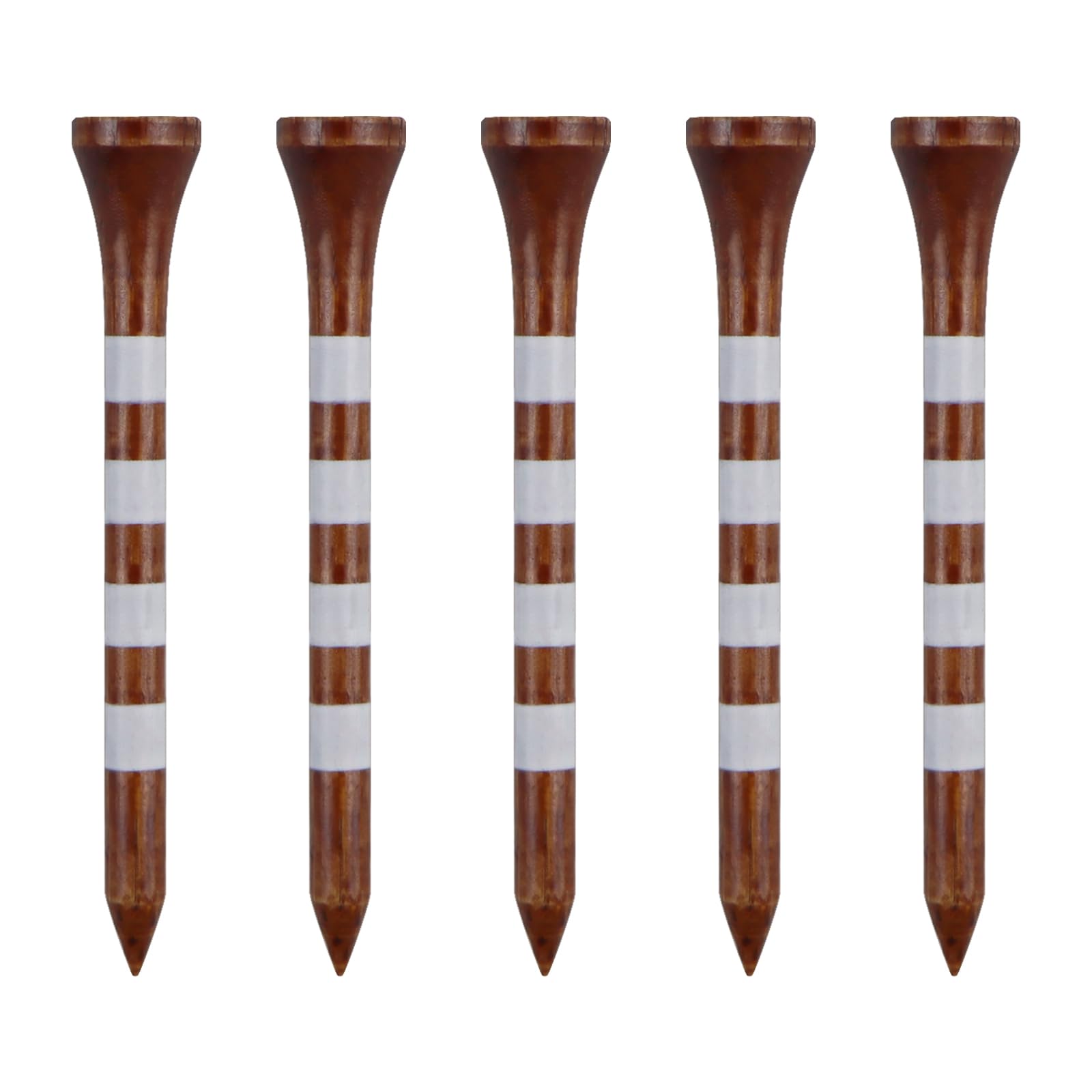 Photo 1 of Zivisk Wooden Golf Tees 2-3/4" 100 Count 70mm Brown