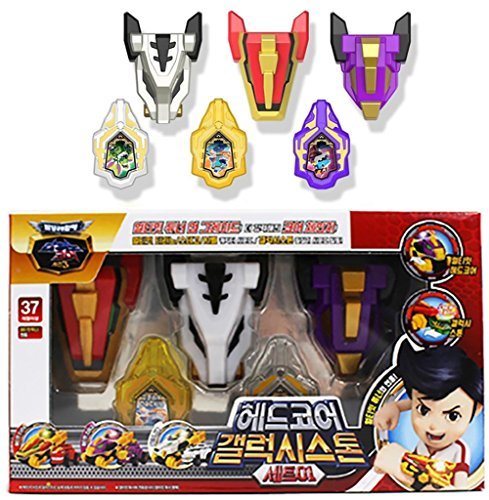 Dino Core Season 3 Head Core Galaxy Stone Set No.1 (Head Core 3 types + Galaxy Stone 3 types)