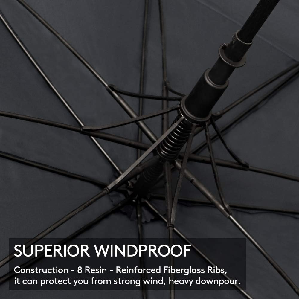 ZOMAKE Golf Umbrella 58/62/68 Inch, Large Windproof Umbrellas Automatic Open Oversize Rain Umbrella with Double Canopy for Men Women - Vented Stick Umbrellas : Sports & Outdoors