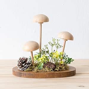 Evwing Imán casa de Madera Adornos de Madera Sala de Estar de piña