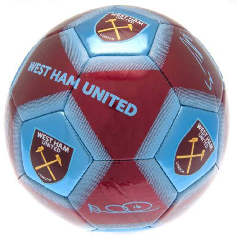 West Ham United FC Football Signature Official Merchandise
