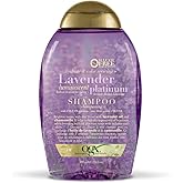 OGX Hydrate & Color Reviving + Lavender Luminescent Platinum Shampoo, 13 Ounce Bottle