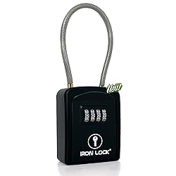 Iron Lock® - Key Lock Box Portable with Removable