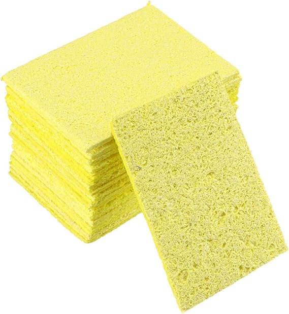 uxcell Soldering Sponge 51x35.5x1.9mm for Iron Tips Cleaner, Rectangle