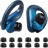 Double Flange Ear Tips for JBL Endurance Peak 3/Peak II/Peak III/Run 2 | Anti-Slip Replacement Earbud Tips Noise Reduction - 6 Pairs (S/M/L)