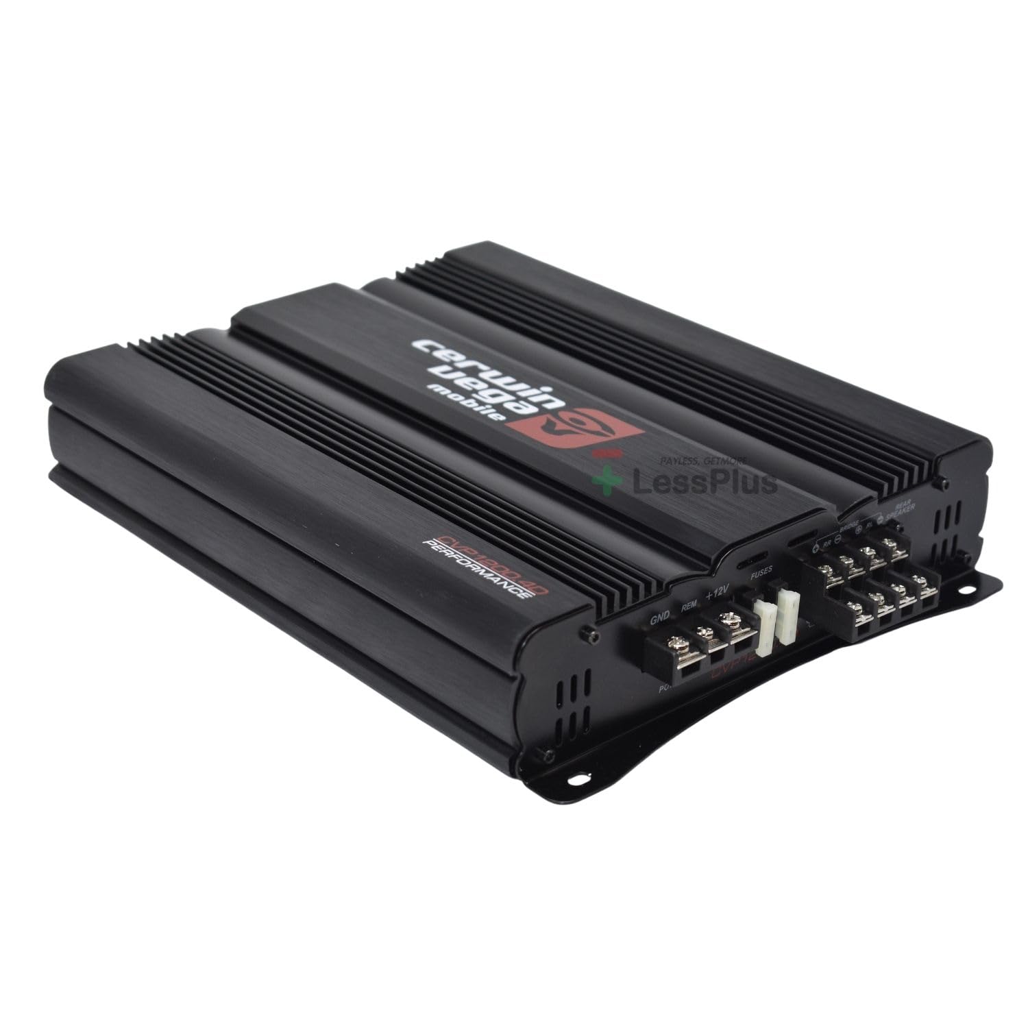 Cerwin Vega CVP1600.4D 4-Channel Car Audio Amplifier – 380W RMS, 1600W Max, CVP Series