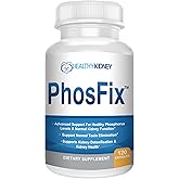 PhosFix 120 Pills Phosphorus Binder with Chitosan for Supporting Normal Phosphorus Levels and Kidney Health. Renal Supplement Optimal Health