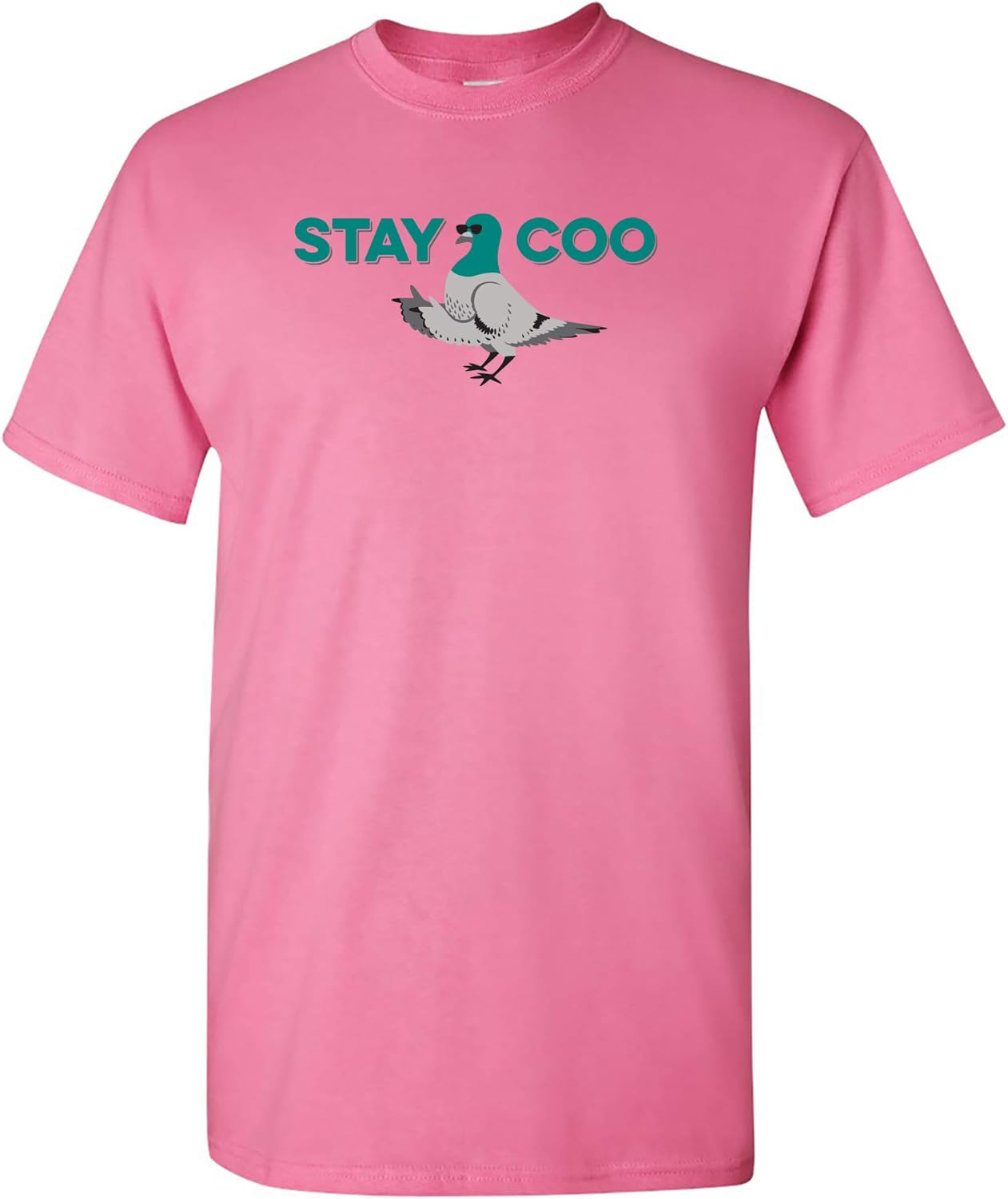 Stay Coo Pigeon Sunglasses Funny Cartoon Bird Cool Chill T Shirt | Kitilan