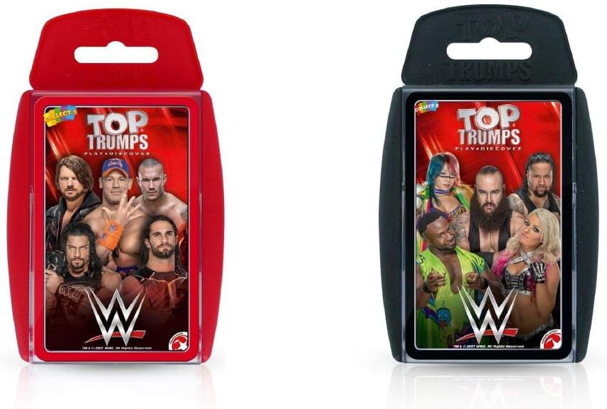 Champion Dreams Limited WWE Top Trumps 2017 and 2018 Edition Card Games Bundle