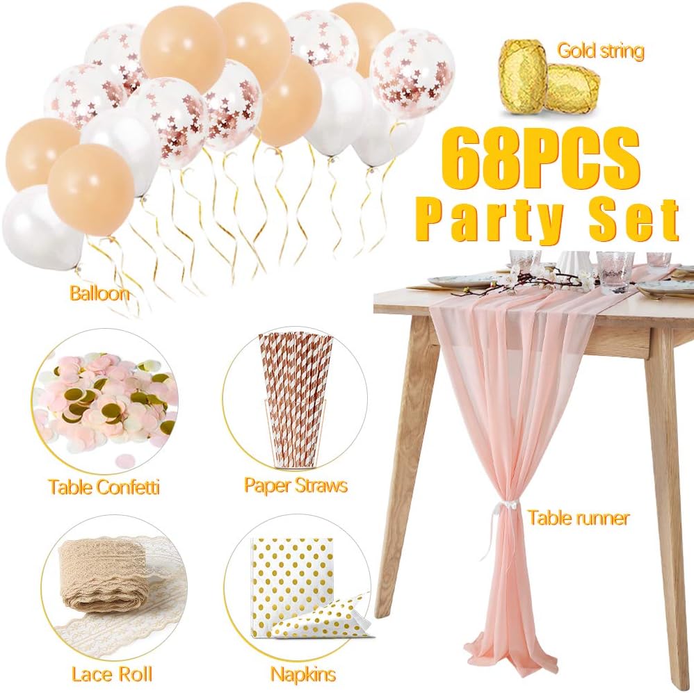 Best peach table runner bulk