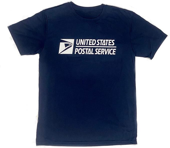 Post Office Mail Carrier Dry Fit T-Shirt, Unisex, USPS (Small, Navy) | Amazon.com