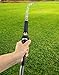 TITAN Garden Hose 25FT - 304 Stainless Steel Metal Water Hose, Flexible, Kink-Free, Lightweight, Durable, Crush Resistant Fittings, Easy to Coil, 500 PSI
