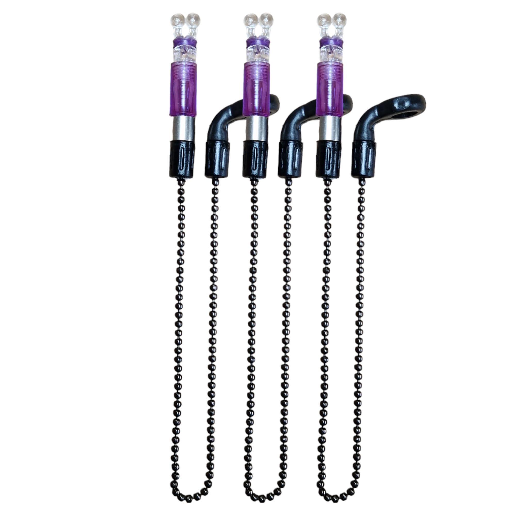TJR Tackle 3 GTR Bobbins Bite Indicators Carp fishing Tackle for Bite Alarms and bank sticks From (Purple)
