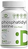 Phosphatidylserine Supplement, 400mg Serving, 240