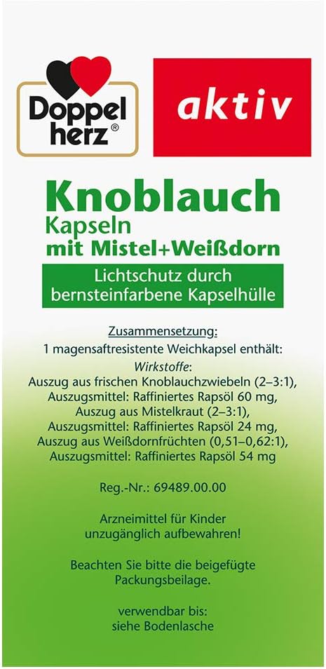 Amazon Co Jp Doppelherz Aktiv Knoblauch Kapseln 480 Pcs Food Beverage Alcohol