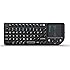 Rii Mini Wireless 2.4GHz Keyboard with Mouse Touchpad Remote Control, Black (mini X1)