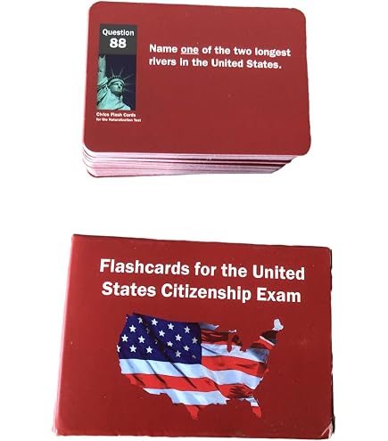 Briston 130 US Citizenship Flashcards – Naturalization Test Prep, History, Civics & National Symbols Study Cards