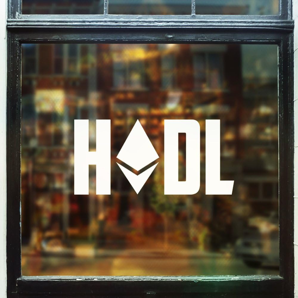 Vinyl Status Ethereum HODL Hold Decal Sticker