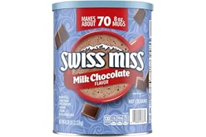 OSS MERCHANDISE Swiss Miss Milk Chocolate Hot Cocoa Mix Canister, 70 Servings, 4.78 lb