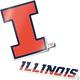 Desert Cactus University of Illinois Fighting Illini U of I Sticker Vinyl Decal Laptop Water Bottle Car Scrapbook (4 Inch Set V1)